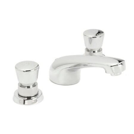 T&S Brass T&S B-2991 Lavatory Metering Faucet, Self-Closing Push Buttons, 8" Center, Cast Spout B-2991